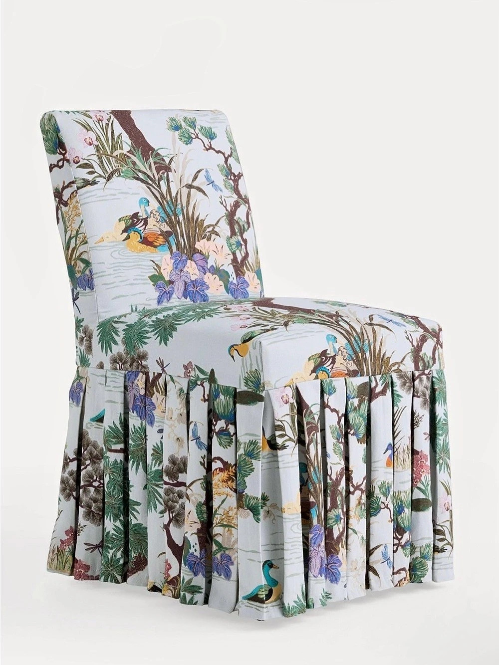 Anthropologie Layla Printed Ruffle Slipcover, Bernadette